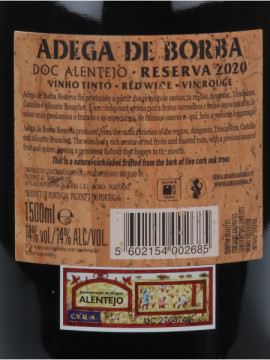 Borba Rotulo Cortiça Reserva 1.5 L Tinto 2020