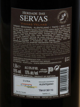 Herdade das Servas Vinhas Velhas Res Tº 1.50 L 2017