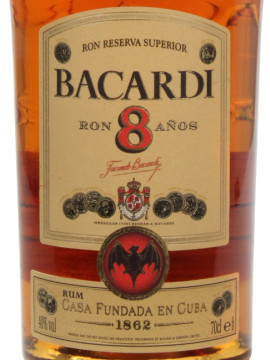 Rum Bacardy Dourado 8 Anos 0.7