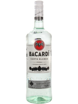 Rum Bacardi Carta Blanca 1L 37.5