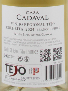 Casa Cadaval Colheita 0.75 Branco 2024