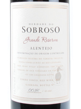 Herdade do Sobroso Grande Reserva Tinto 2022