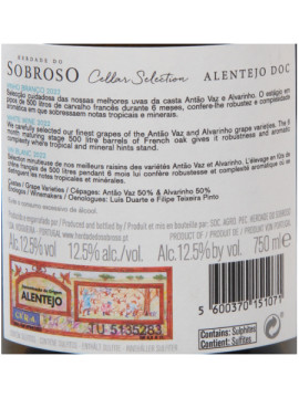 Herdade do Sobroso Cellar Selection Branco