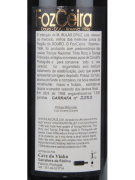 Fozceira Res. 96 Med Ouro Cx Mad. 1996