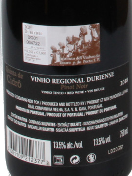 Quinta de Cidrô Pinot Noir 0.75 2018
