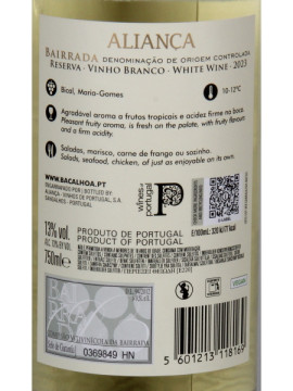 Aliança Bairrada Reserva 0.75 Branco 2023