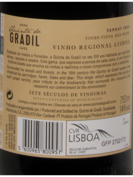 Quinta do Gradil Tannat 0.75 Tº 2022