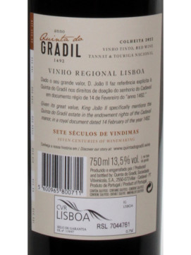 Quinta do Gradil 0.75 Tinto 2022