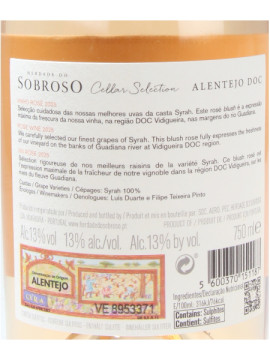 Herdade do Sobroso Cellar Selection Rose 2025