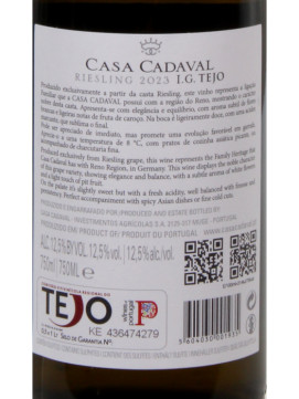 Casa Cadaval Riesling 0.75 2023