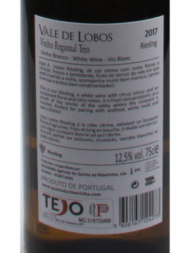 Quinta da Ribeirinha Vale de Lobos Riesling Branco 2017/2020