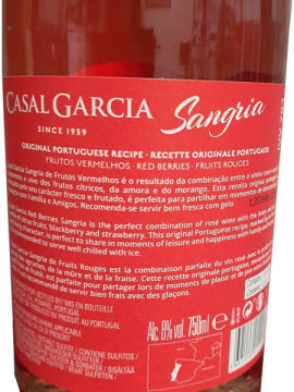 Sangria Frutos Vermelhos Casal Garcia 0.75