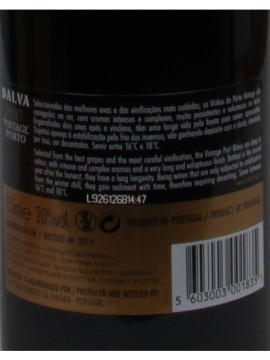 Dalva Porto Vintage 2017 0.75 2017