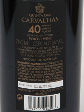 Quinta das Carvalhas 40 Anos