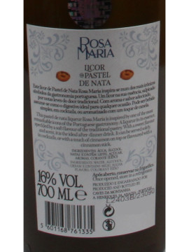 Licor Pastel de Nata Rosa Maria 0.70