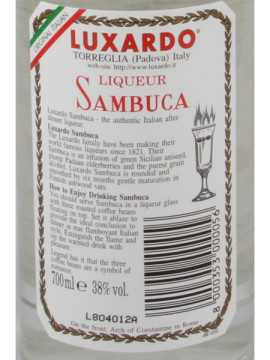 Sambuca Luxardo 0.70X38º