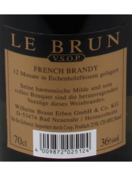 Brandy Le Brun Napoleon Vsop 0.70X36º