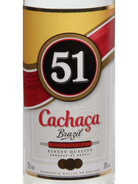 Aguardente Cana Cachaça 51 0.70 Lº