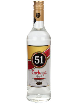 Aguardente Cana Cachaça 51 0.70 Lº