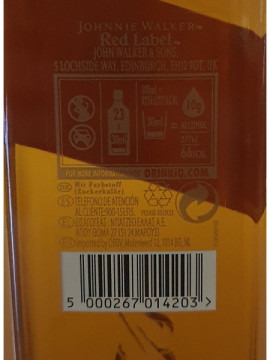 Johnnie Walker Red 0.70 X40º