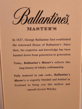 Ballantine S Master 0.50