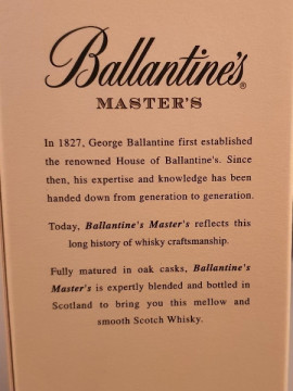 Ballantine S Master 0.50