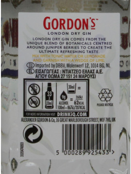 Gin Gordon S 1.L 37.5%