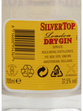 Gin Bols Silvertop 0.70 37.5%