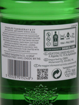 Gin Tanqueray 0.70