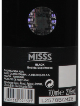 Vodka Black Misss 0,70X20º