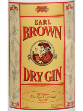 Gin Earl Brown Dry 1Lºx37,5º