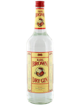 Gin Earl Brown Dry 1Lºx37,5º