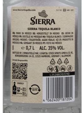 Tequila Sierra Silver 0.70