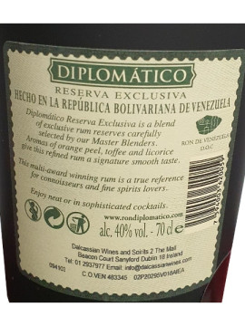 Rum Diplomatico Reserva Exclusiva 0.70 40º