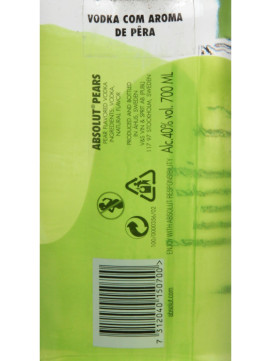 Vodka Absolut Pears