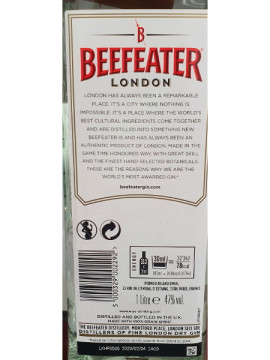 Gin Beefeater 1Lºx47º