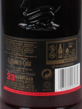 Rum Captain Morgan Black (Dark) 1Lx40º