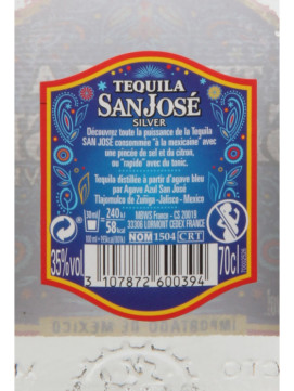 Tequila San Jose Silver 0,70X35º