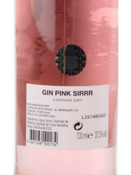 Gin Sirrr Pink 0.70L