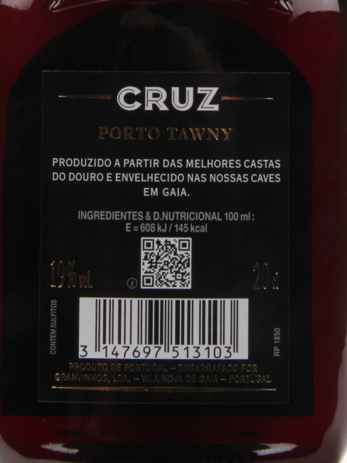Mini. Porto Cruz Tawny 20 Cl X 19º