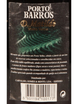 Porto Barros Q.d.matilde Vinho Velho